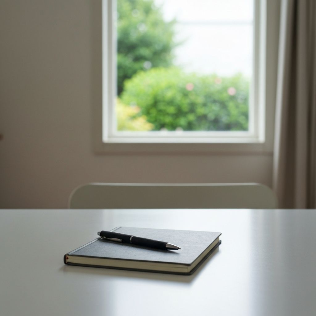 Спокойно наблюдение с бележник